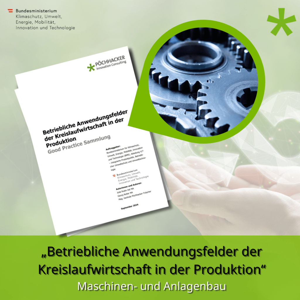 Good Practices in der Kreislaufwirtschaft – Maschinen- und Anlagenbau