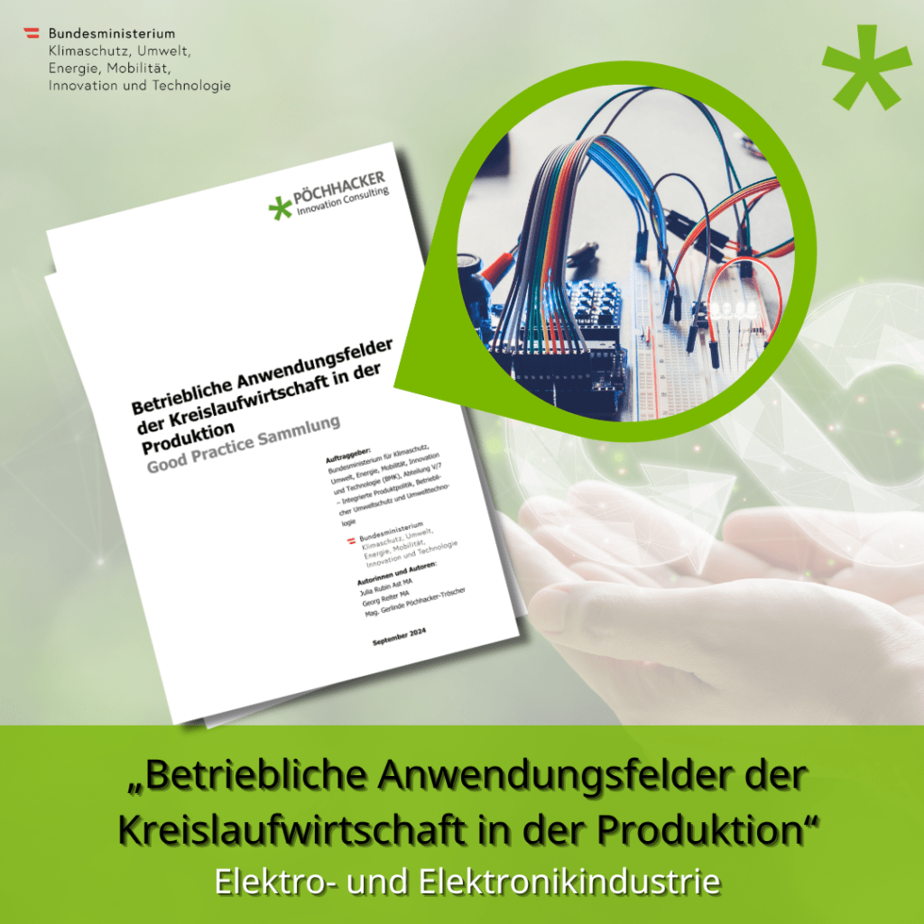 Good Practices in der Kreislaufwirtschaft – Elektro- und Elektronikindustrie